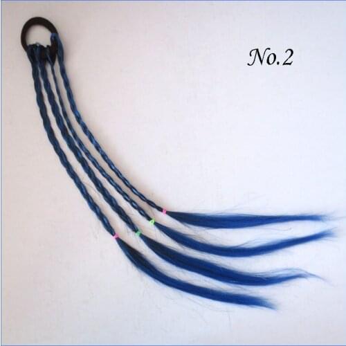 50 BLESSING Good Girl Plait Hair Elastic Baby Wholesale Accessories Women