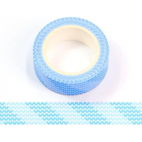 1PC 15mm*10M Happy Easters Day Blue Leave Decorative Washi Tape Scrapbooking Masking Tape Stationery School Office Supply