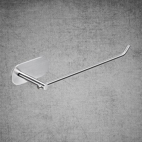 Bathroom Towel Holder Self-Adhesive Towel Bar 304 Stainless Steel Towel Rack Wall Mounted Towel Rack Hanging Holder Accessories