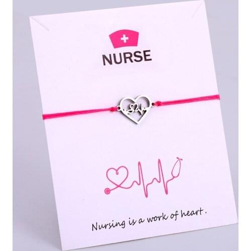 ECG Heart Beat Heartbeat Rhythm Bracelets Women Men Unisex Adjustable Stainless Steel Jewelry Drop Shipping