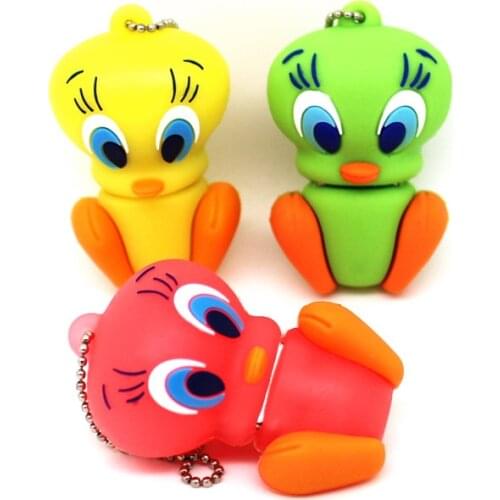 Cartoon duck USB flash drive 64g pendrive 32gb 16gb 8gb 4gb lovely gift memory stick Looney Tunes pen drive tweety bird