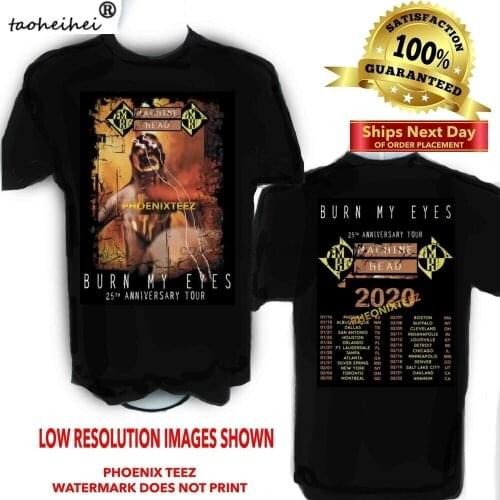 Machine Head 2020 Burn My Eyes 25th Anniversary Concert Tour t shirt Sizes Sto6X