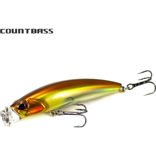 COUNTBASS Fishing Lures Magnet Weight Slow Floating Minnow 75mm 10.2g Angler’s Hardbait Wobbler Leurres Plug Stickbait
