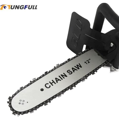 Electric Chainsaw Bracket Set Angle Grinder Into Chain Saw Woodworking Tool M10/M14/M16 11.5Inch Changed Chain Saw Part