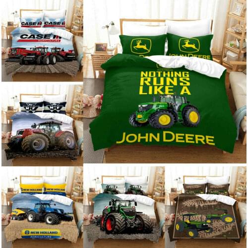 Tractor Home Textile Pillow Case 3D Bed Linen Duvet Covers Comforter Bedding Sets Bed Set Home Decor Bedding