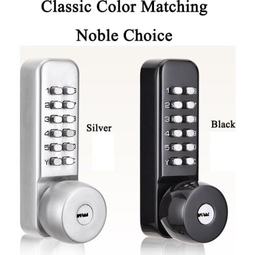 LSTABAN Double-sided Mechanical Password Lock Password Open Key Spare Waterproof And Tamper-proof Home Office Password Door Lock
