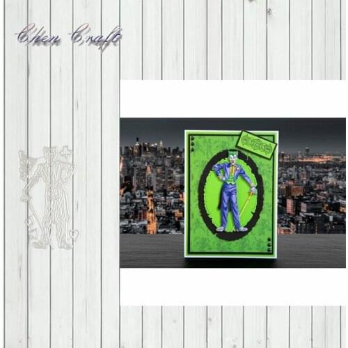 Clown Metal cutting dies Cut DIY Scrapbooking Paper Craft Embossing Knife Mould Blade Punch Die Cut Stencils