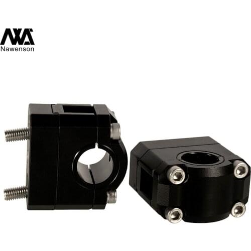 Universal Handblebar Brackets Riser Aluminum Mounts Clamp Kit for Motorcycle with 22mm 28mm Handlebar