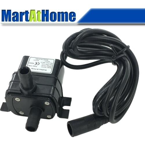 USB DC Brushless Mini Water Pump 4.8W 240L/H 3 Meters DC 4.5-12V for Hydroponics, Grow vegetables, Fountain Pond, Cooling