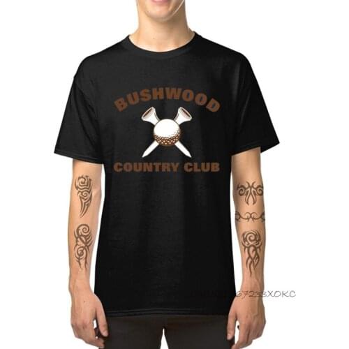 Bushwood Country Club Custom T-Shirt Rife Round Collar Pure Cotton Men T Shirt Camiseta Mens T-shirts Tops Tee-Shirt
