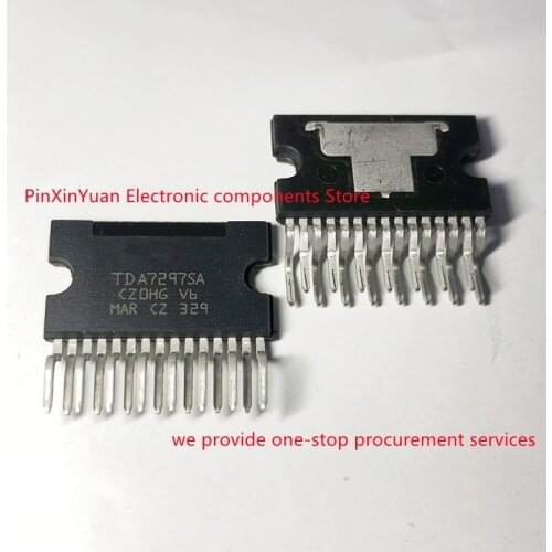 2PCS/LOT New original TDA7297SA TDA7297 ZIP15 two-channel power amplifier chip sound chip IC In stock