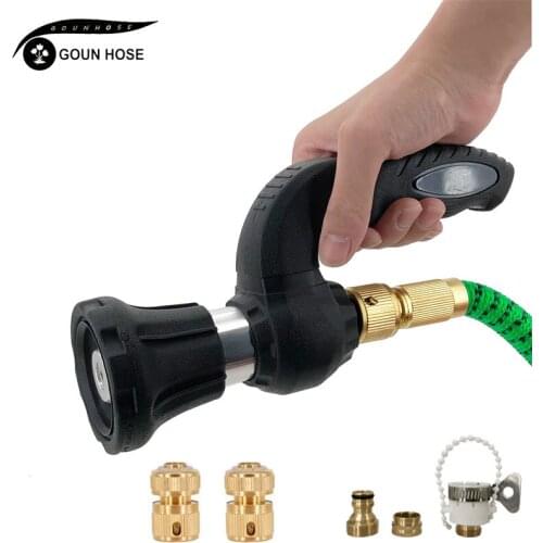 2021 New Upgraded Spray Gun Adjustable Fire Nozzle Garden Hose Sprinkler System High Pressure Washer Car Wash Watering Gun