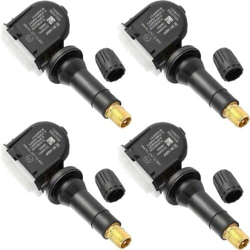 4Pcs For GMC Cadillac Buick Pontiac New Car Tire Pressure Monitoring System TPMS 315Mhz Sensor 13598771 13598772