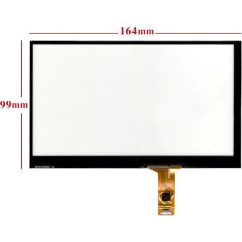 7-inch 164*99 universal on-board DVD navigation device multi-touch capacitive screen, free delivery