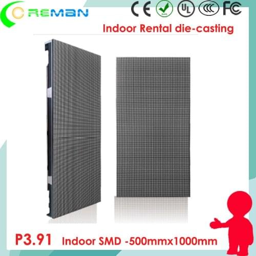 Alibaba express wholesale the most popular p3.91mm indoor die cast aluminum led screen indoor / 6.25mm die casting price