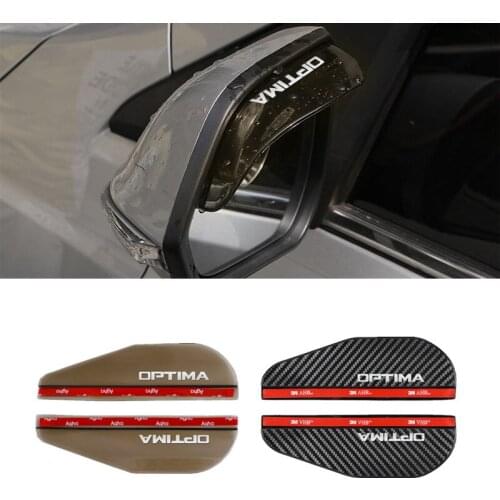 Car Rearview Mirror Rain Eyebrow Rain Shield Shade Protector Cover for KIA Optima Car Accessories