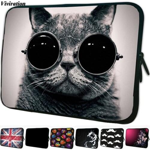For Xiaomi Mi Air iPad Pro Huawei Matebook Dell HP 13 13.3 12.9" Laptop Sleeve Case Cat Prints Girls Women Neoprene Computer Bag