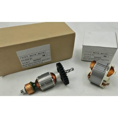 For worx WU118 118.1 122 hand drill electric drill gun drill switch rotor stator
