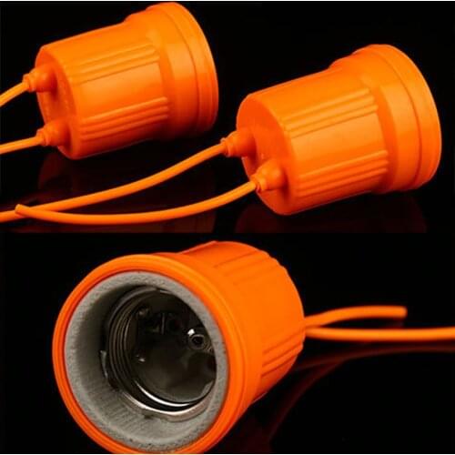 E27 Ceramic Waterproof Holder Base Screw Light Bulb Lamp Socket Flame Retardant Durable Material Safe Non Electric leakage