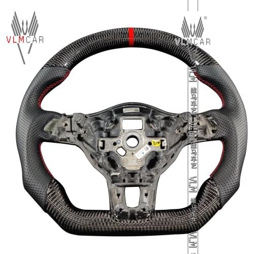 Private custom carbon fiber steering wheel for volkswagen golf6/mk6