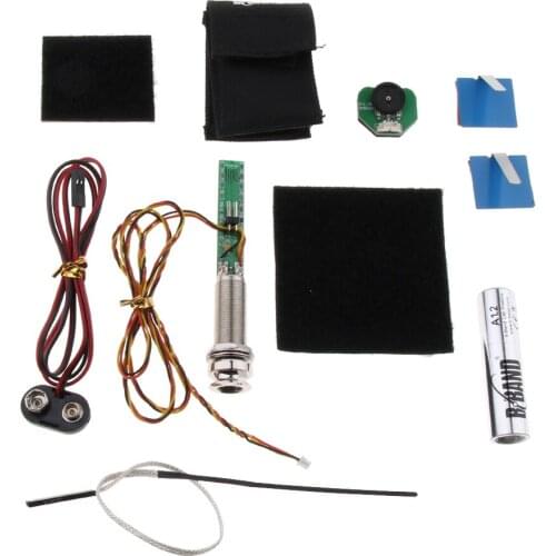 Finest Wood Guitar Endpin Jack Piezo Pickup Set Musical Instrument Parts