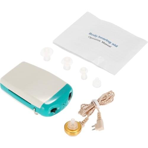 Pocket Hearing Aid Sound Amplifier for Severe Hearing Loss Voice Volume Adjustable Ear Aids For Profound Loss Sound Amplifiers