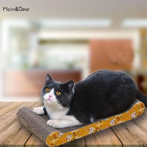 Cat Scratching Board 2 Shapes Optional High Density Double-sided Available Cat Scratching Itching Grinding Claw Mattress Catnip