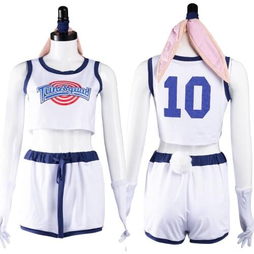 Space Jam Lola Bunny Cosplay Costume Outfits Uniform Halloween Carnival Suit