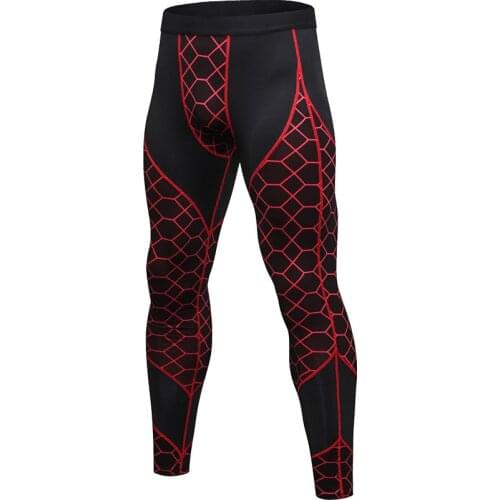 New 2020 Summer Fitness Tights Sporstwear Sweat Pants Gyms Compression Trousers Fitness Leggings Men Quick Dry Joggers Pants