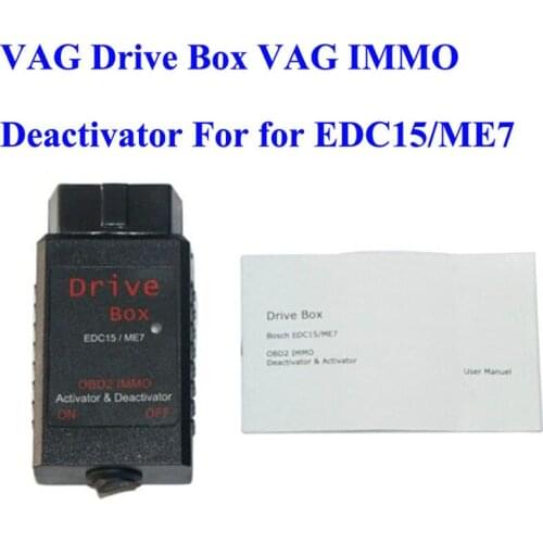 Best Price For AD EDC15/ME7 VAG IMMO Deactivator VAG Drive Box OBD2 OBD 2 IMMO Deactivator Activator