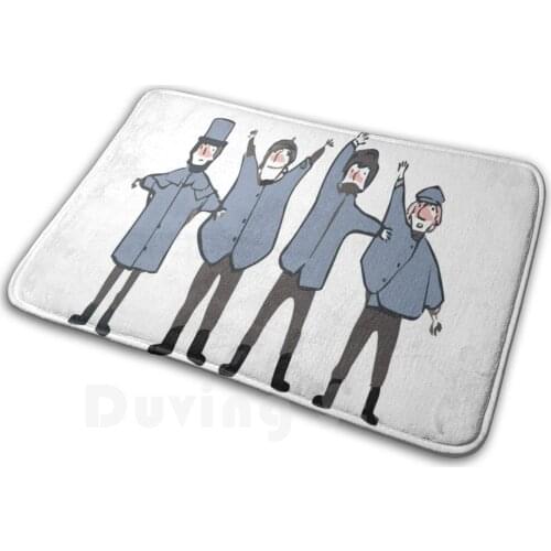 Sos Soft Non-Slip Mat Rug Carpet Cushion Music London Liverpool Psychedelia England Band 60S Sixties Urban Fan Boy