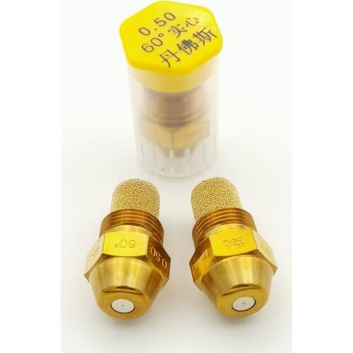 10PCS Waste oil burner nozzle boiler combustion injection 60degree DANFOSS oil fuel head air core atomizing nozzle