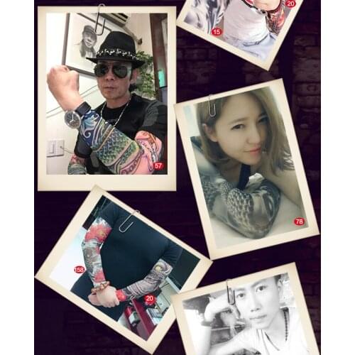 Wholesale Tattoo Arm Sleeve Anti-UV Protection Arm Cover Summer Outdoor sports sunscreen cycling cuff