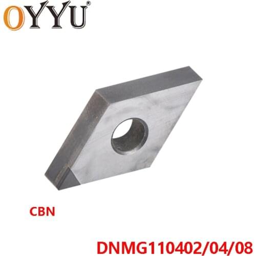 OYYU CBN DNMG110402 DNMG110404 DNMG110408 2V DNMG 110402 110404 110408 Boron Carbide Diamond Turning Tool Inserts Lathe Tools