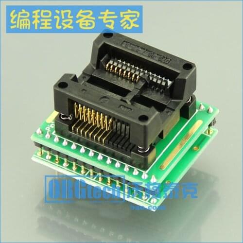Programming and Burning Seat SOP16 Wide Body 300mil to DIP16/DIP8 Adapter Conversion Test Seat Patch