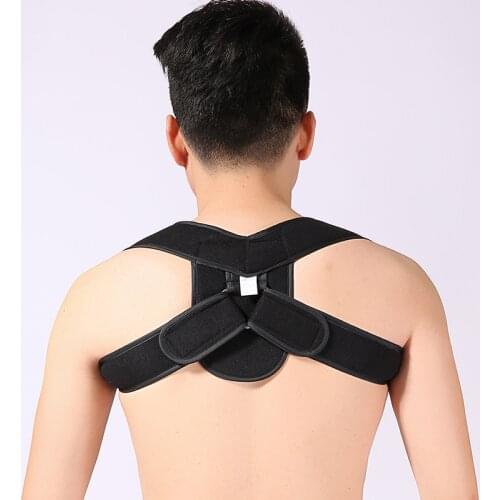 Adjustable Upper Back Shoulder Support Posture Corrector Adult Children Corset Spine Brace Back Belt Orthotics Back Support