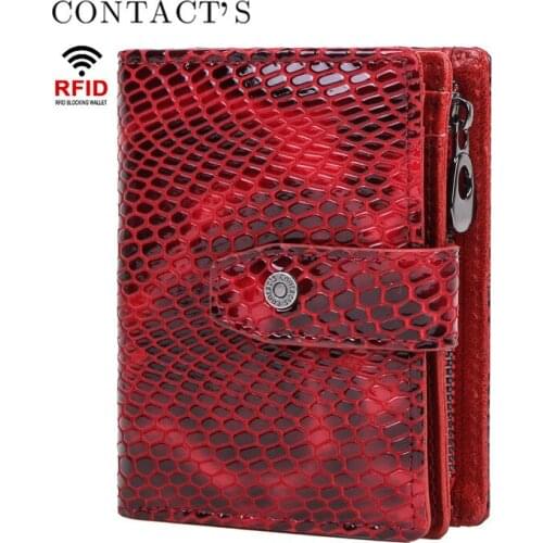 Women Purses 2020 Three-fold Buckle Leather Ladies Wallet Multifunctional Zipper Coin Purse