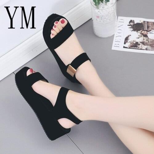 Sandalias Mujer Women Summer Sandals Leather Flat Platform Shoes Fashion Women Shoes Casual Occasions Comfortable The Female