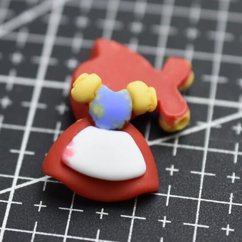 1pcs/lot resin flat back Simulation red Princess skirt 20mm Cabochons Scrapbooking Hair Bow Center DIY Christmas decration