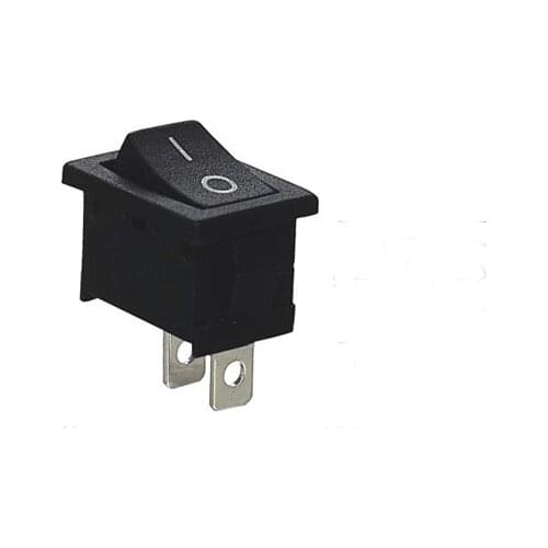 2 Pin 250V/6A Black ON OFF Car Boat Rocker Switch