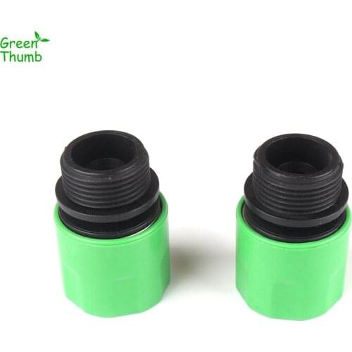 5pcs 3/4Inch Male Thread Quick Connector Car Washing Water Gun Plastic Adapters Garden Irrigation Accessories