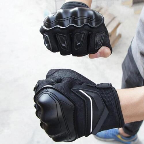 85% Hot Sales!!! 1 Pair Motorcycle Motorbike Riding Half Finger Anti-shock Protection Gloves