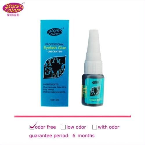 NO Smell Eyelash Adhesive Eyelash Glue 15ml Individual Lashes Planting Extension Tools False Eyelash Glue 8 to 10 seconds dry