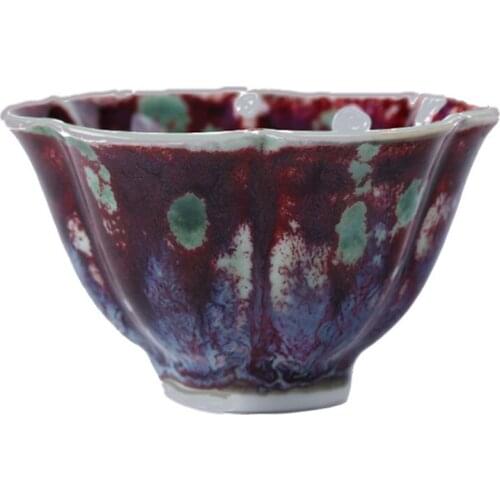 Kiln change tea cup single ceramic home master cup single cup teacup japanese style Vintage tea bowl