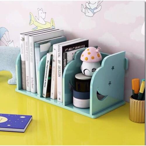 2020 Sharkbang Wooden Book Holder Desk Storage Organizer Bookends School Stationery Supplies