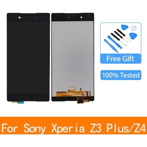 Display 5.2" For SONY Xperia Z3 Plus Z3+ LCD Display Touch Screen Digitizer Assembly Replacement For SONY Xperia Z4 With Frame