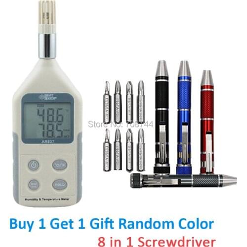 Measuring Range -10C to 50C 5%RH - 99%RH Hygro-thermometer AR837 Humidity&Temperature Tester