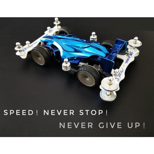 Collector ! BLUE 4x4s Four Wheeler Car model DC Motor set Assembly parts