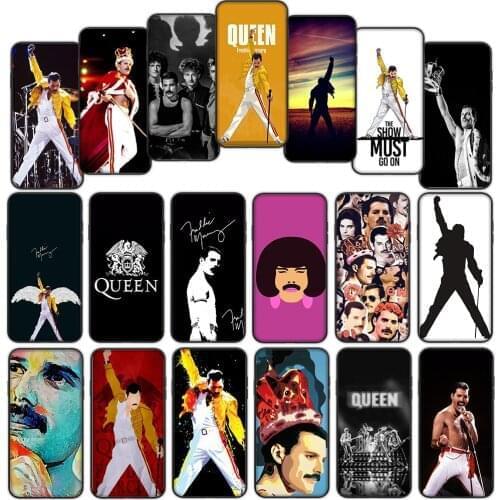 Freddie Mercury Queen Band Soft Cover Case for Xiaomi Mi Redmi Note 9 SE 9C 9S 9T Pro Max