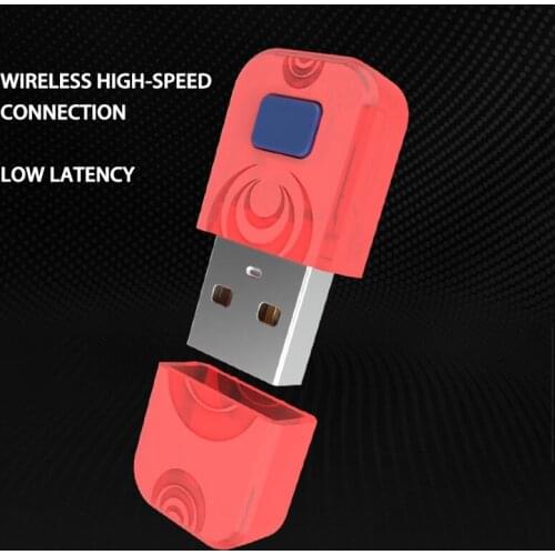 2021 New USB Wireless Controller Adapter Gamepad Receiver Support Bluetooth-compatible Joystick Converter Compatible with